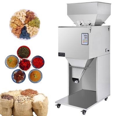 China Food Fast Speed High Accuracy Semi-Automatic Quantitative Weighing Filling Packing Machine Granules Detergent for sale