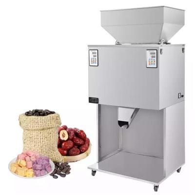 China Food Grains Seasonings Nuts Beans Herbal Tea Pet Foods Weighing and Filling Packing Semi-Automatic Machine for sale