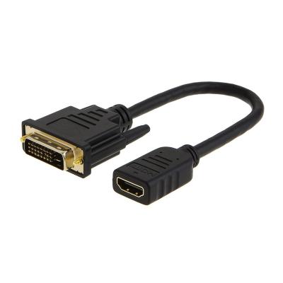 China Computer Link FARSINCE DVI-D 24+1 Dual Male To Female HDMI Adapter Converter Cable for sale