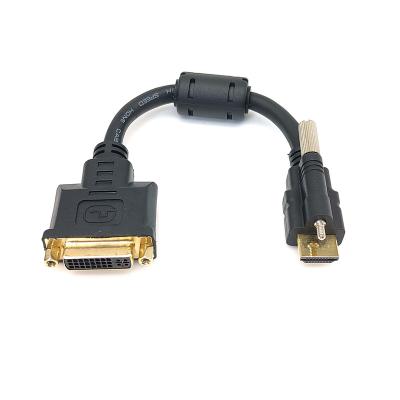 China COMPUTER FARSINCE HDMI male to DVI-I female short link 24+5 converter cable adapter double locking hdmi to dvi female adapter for sale