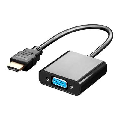 China New free sample COMPUTER design HDMI to VGA adapter VGA to HDMI cable converter with 1080P audio and power wholesales for sale