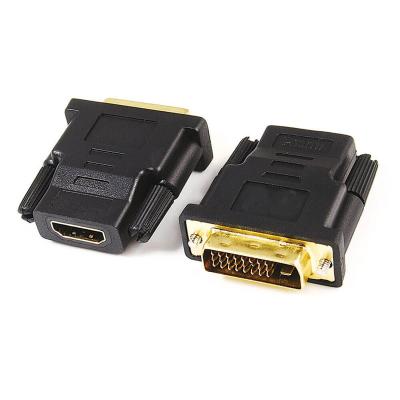 China Computer Link FARSINCE DVI-D Dual 24+1 Male Connector To HDMI Female Connector Adapter Converter Coupler for sale