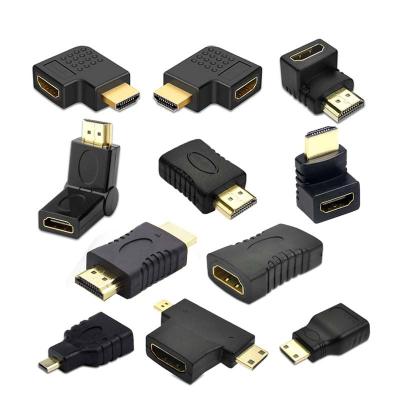 China Cheap Product Car FARSINCE Mini Micro 3 in 1 HDMI Coupler Male to Female to Male HDMI Converter for sale