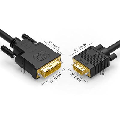 China Wholesale COMPUTER FARSINCE DVI Adapter Cable DVI-I 24+5 Male To A Female VGA Adapter Converter Cable for sale