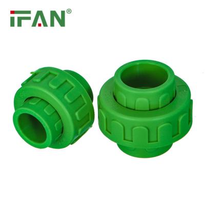 China full size Pipe Fittings for hot water Supply Union PPR for sale