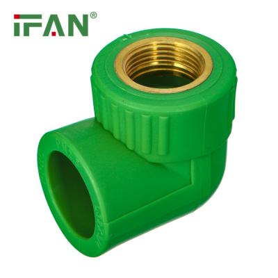 China Full Size PPR Female Threaded Elbow 20-110mm PPR Pipe Fittings For Hot Water Supply PPR Female Elbow for sale