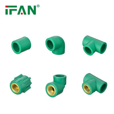 China IFANplus PPR Pipe and Fittings Factory Price 100% Raw Material 90 degree tee pipe fittings for sale