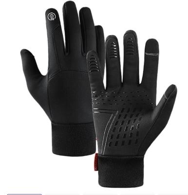 China Waterproof And Windproof Gloves, Quality Touch Screen Gloves, Men'S And Women'S Gloves, Black L Size for sale