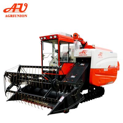 China Factory supply hot sale agriculture mini rice combine harvester with caterpillar for sale