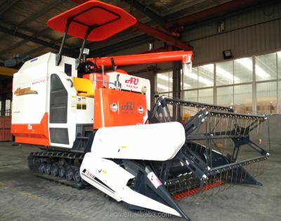 China Grain harvester wheat and rice harvester to Italy for sale