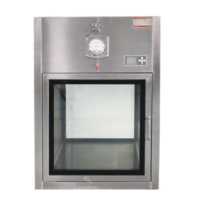 China food & Beverage Factory Pass Box Stainless Steel Pass Box Dynamic Cleanroom Pass Through Box Chamber for sale