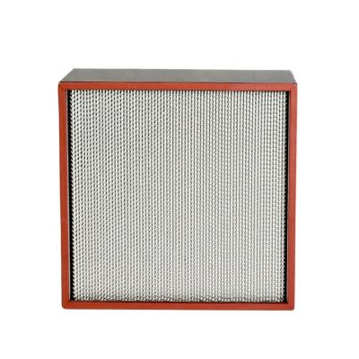 China food & High Temperature Resistant Beverage Plant Deep-Pleat HEPA Filter for sale