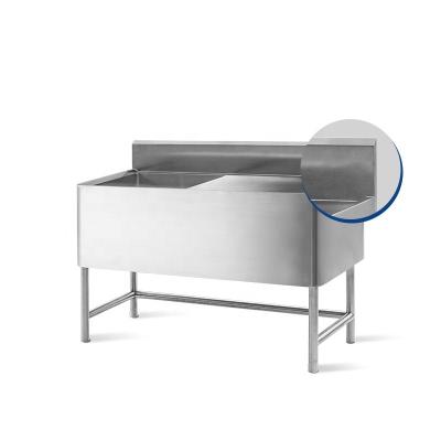 China With Faucet Medical Surgical Scrub Basin Stainless Steel Hand Wash Foot Operated Sink For Hospital Operating Room for sale