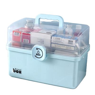 China Multi Layer Viable Home Portable Emergency Large Capacity Family Medicine Storage Box Family Medicine Storage Box Medicine Box for sale