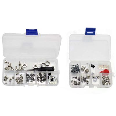 China Industrial Factory Sewing Machine Accessories Convenient Storage Flat Car Screw Set for sale