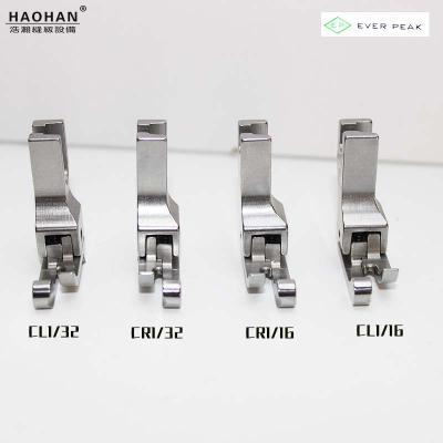 China Factory PE flat car heaven and earth all steel sewing machine presser foot CR 1/16 for sale