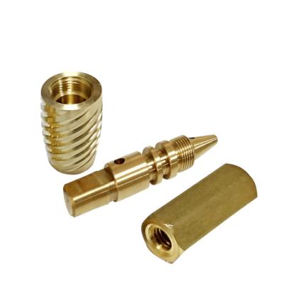 China OEM Aluminum Service Custom Mechanical High-Precision Brass-Knuckle Joints Customize CNC Machining Parts Turning Center for sale