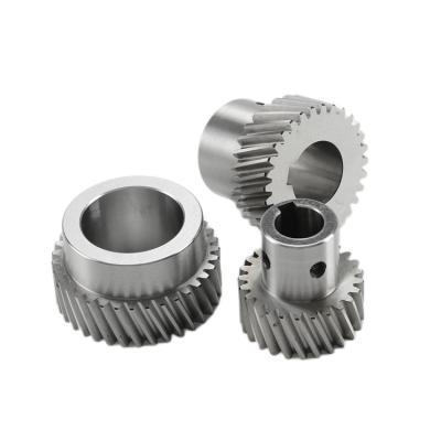 China All Kinds Of Small Bearings Stainless Steel Gear CNC Machining Taper Torsion Steel Plastic Synchronous Excavator Gear for sale