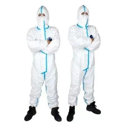 China Chemistry Industry /Cleanroom Lab/Factory Hot Selling Products Customized Waterproof PP PE Dustproof Coverall for sale