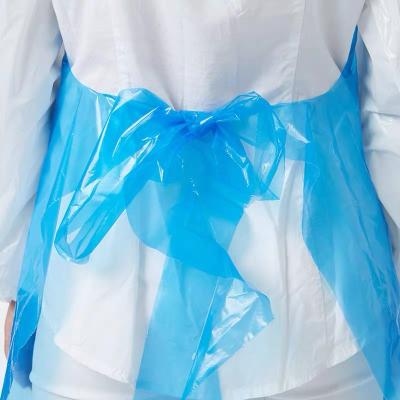 China Kitchen Dishwasher On Roll Cheapest Disposable Bulk LDPE PE Apron for sale