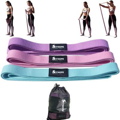 China New Design Hot Selling Home Exercise Custom Logo Resistance Loop Exercise Bands High Quality High Quality for sale