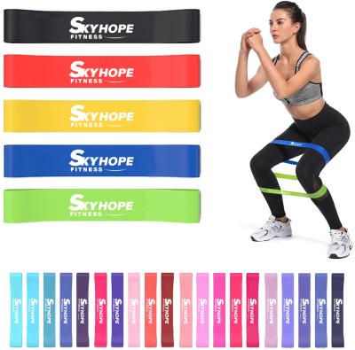 China Body Workout Factory Direct Sale Custom Logo Color For Home Fitness Mini Loop Bands for sale