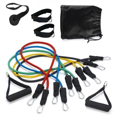 China Equipment Durable Latex Bodybuilding Fitness Resistance Band Elastic Band Set for sale