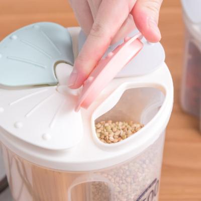 China Wholesale Heatable Dry Fruit Nuts Containers 4 Compartment Food Container Kitchen Despenser Stackable Grain Storage for sale