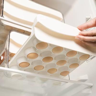 China Viable egg storage cold storage room deq plastic storage box egg box drawer plastic refrigerator tray for sale