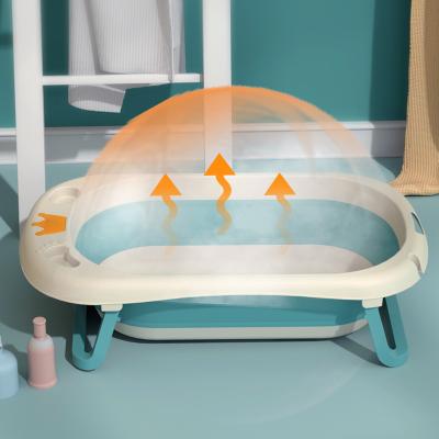 China Portable Folding Children's Nordic Folding Baby Tub Baby Tub Plastic Folding Plastic Bebe Cushion Flexible for sale