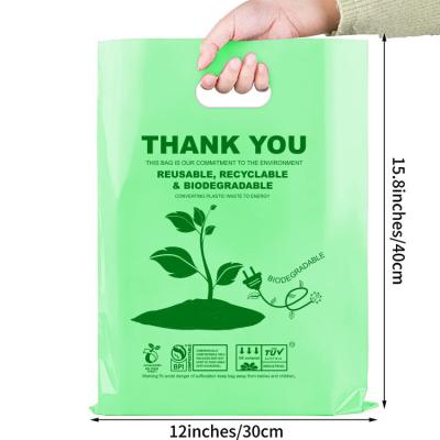 China factory price logo factory price BPI OXO PLA PBAT D2W biodegradable custom bolsa bag saco not thank you biodegradable compostable plastic shopping bag for sale