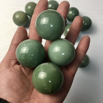 China China Wholesale Natural Small Size Healing Crystal Ball Green Aventurine Sphere for sale