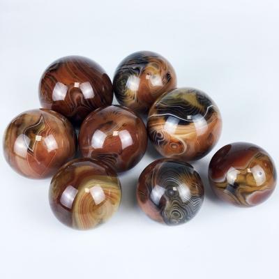 China China Beautiful Natural Sardonyx Agate Small Spheres Gemstone Crystal Ball For Sale for sale