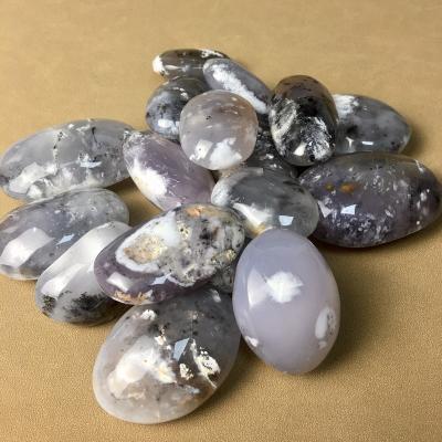 China China Natural Healing Quartz Tumbled Crystal Gemstone Agate Palm Dendritic Stone for sale