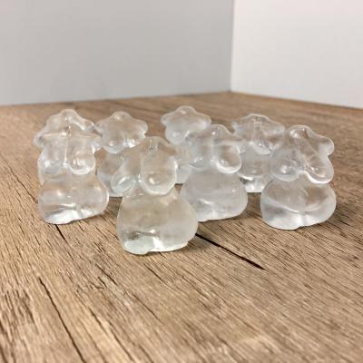 China Hot Selling China Quartz Pregnant Women Mini Natural Clear Goddess Crystal Body Carving for sale