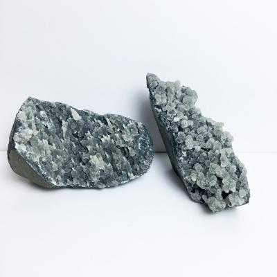 China China New Product Natural Raw Prehnite Stone Rough Gemstone Quartz Crystal Clusters for sale