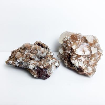 China China Wholesale Natural Raw Red Calcite Quartz Crystal Stone Rough Cluster for sale