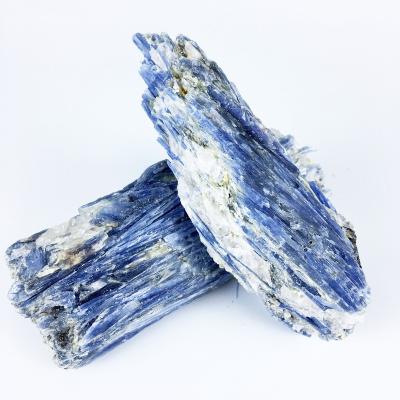 China China wholesale natural rough raw blue kyanite quartz crystal stone for decoration for sale