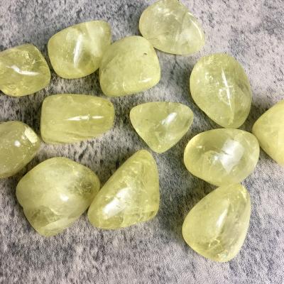 China Wholesale Natural Quartz Healing Gravel Citrine Crystal Tumbled Stone From China for sale