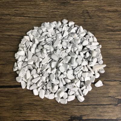 China China wholesale natural quartz crystal gravel healing howlite white tumble stone for sale