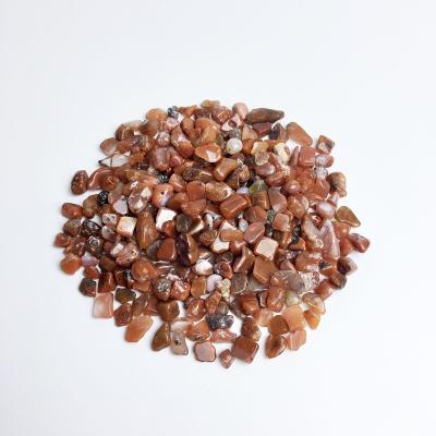 China China wholesale bulk natural quartz crystal gravel red agate gemstone tumbled stone for sale