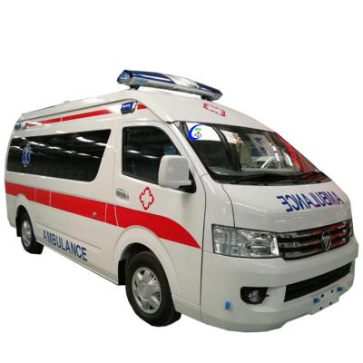 China Hospital Emergency Vehicle Transition Car ICU Ambulance 5-8 Patient People for sale