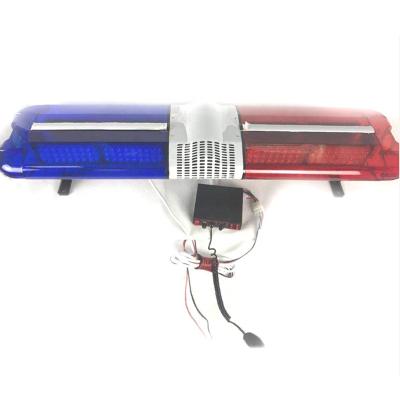 China Flash Led Emergency Light Bars Ambulance Fire Trucks Red Blue Yellow Warning With Siren Loudspeaker Horn Flashing Police Led Emergency Light for sale