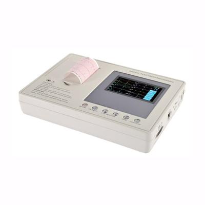 China ECG Machine 3 Channel 4.3 Inch Color Screen Metal Price for sale