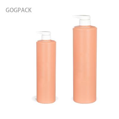 China Non Leakage Empty HDPE Plastic Pump Bottles For Shower  500ml 1000ml for sale