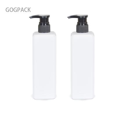 China Customized Colors 500ml Disc Top Bottle HDPE Shampoo Squeeze Bottle for sale