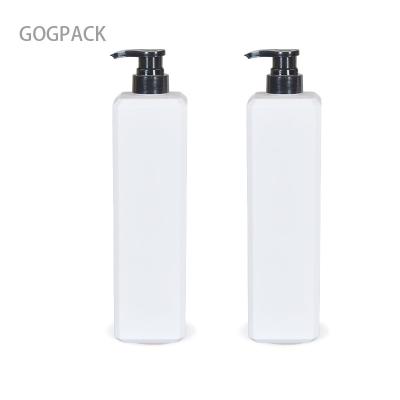 China Screen Printing 1000ml HDPE Shampoo Squeeze Bottle Lotion Shampoo Pump Bottle for sale