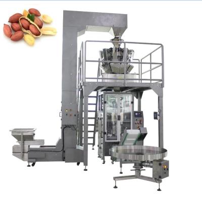 China Automatic Food Snack French Fries Nuts French Fries Stand Collar Forming Particle Filling Packaging Machine for sale