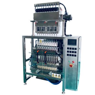 China Full Automatic Food Sugar Stick Vertical Multi Lane Packing Granule Filling Machine for sale