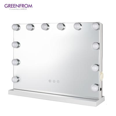 China Lighted Over Larger Professional Hollywood Style Hotel Vanity Led Hollywood Vanitty Long Mirror for sale